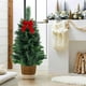thumbnail image 4 of Adorno Navideño de Terciopelo Rojo con Lazo | 13 X 11 X 1,5 Cm | Material: Tela | Decoración Navideña para Árbol, Caja de Regalo, Puerta, Chimenea | Seguro para Niños E Ignífugo | Incluye Bolsa de Al, 4 of 6