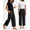 thumbnail image 6 of REDESS Capri Pants for Women Summer Capris Adjustable Drawstring with Pockets M-XXXL, 6 of 7