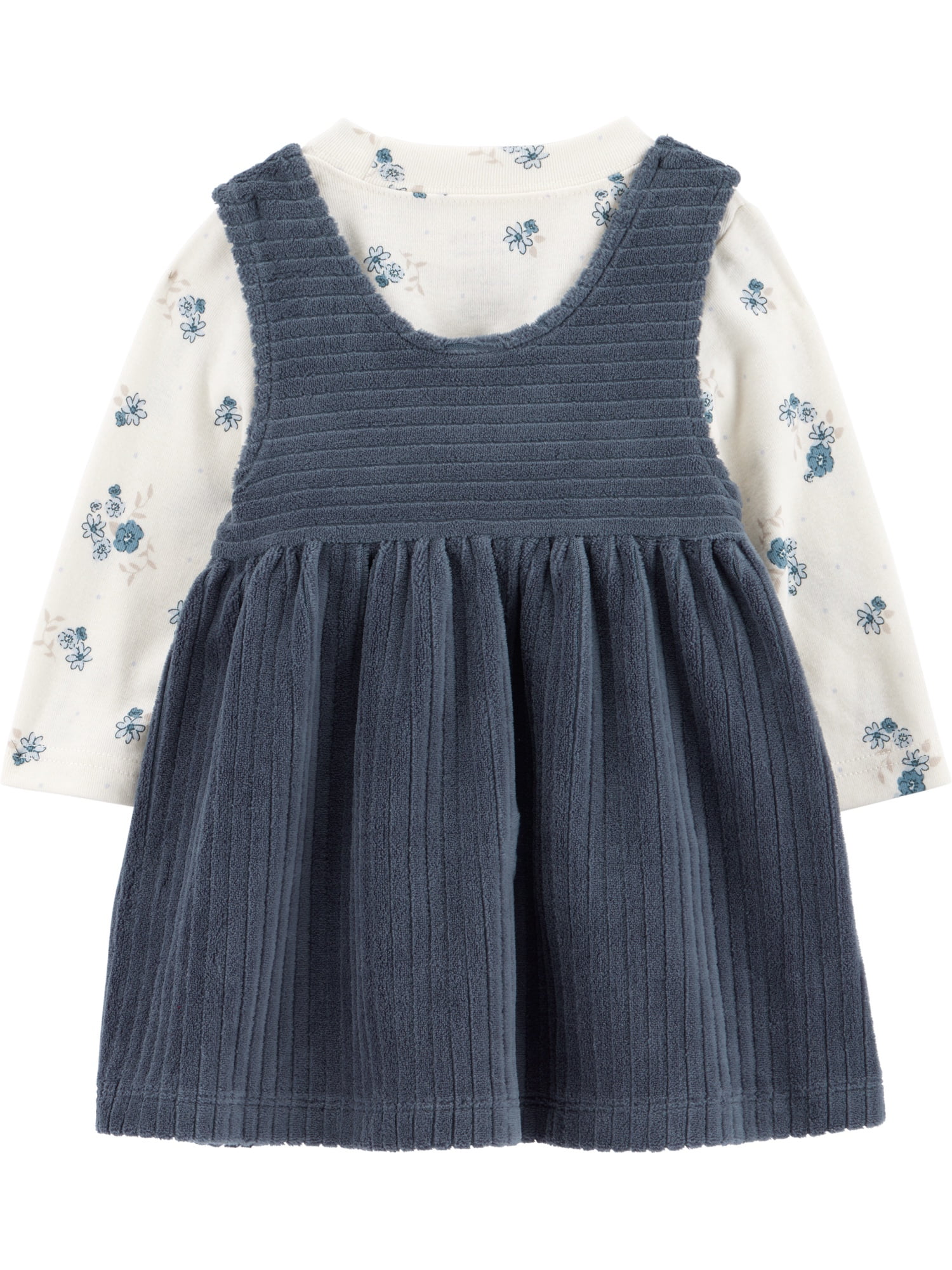 Carter's Child of Mine Baby Girl and Toddler Dress Set, 3-Piece, Sizes 0/3-24 Months