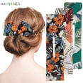 thumbnail image 6 of BadPiggies 9 Pieces Hair Deft Bun Maker, for French Twist Hair Elastic Bands Classy Multicolor Cloth Magic Clip Headband Lazy Hair Curler Hairstyle Accessories for Girl Women, 6 of 7