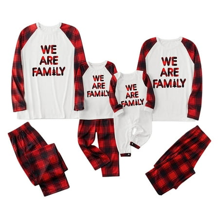 

Family Christmas Pajamas Matching Sets Christmas Pajamas for Family Xmas Pjs Cute Reindeer Print Sleepwear