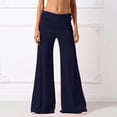 thumbnail image 7 of YUEHUA Fold Over Yoga Pants, On-Trend Solid Wide Leg Loose Fit Lounge Pants with Ruched Waist Y2k 2026 Coral Foldover Yoga Pant Stretchy Loose Gym Lounge Leggings, 7 of 7