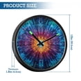 thumbnail image 3 of Indoor 12' Voice-Activated Luminous Decoration Wall Clock With LED Night Light Rainbow Colors, 3 of 8