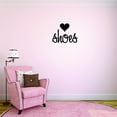 thumbnail image 1 of Pair Shoes Vinyl Wall Decal for Home - Ever Boots Fashion Teen Closet Cute Wall Décor Bedroom Living Room Entry - Removable High Tact - Size: 24 In x 24 In, 1 of 3