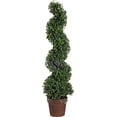thumbnail image 2 of A&B Home Artificial Boxwood Spiral Tree Plant, 35-Inch, 2 of 3