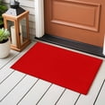 thumbnail image 5 of Christmas Red Area Rugs 2x3 for Living Room, Farmhouse Solid Red Color Modern Art Non Slip Washable Rug Runner, Low Pile Indoor Floor Carpet Mat Bathroom Rugs for Bedroom, Kids Room, 5 of 9