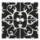 thumbnail image 1 of Películas acrílicas para ventanas de 8 x 8 pulgadas para paneles, pegatinas de pared, montaje en pared 3D creativo. Negro, 1 of 8