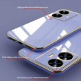 thumbnail image 4 of Compatible with Realme C55 Case for Women Men, Ultra Thin Realme C55 Phone Case Silicone Cute Shockproof Plating Electroplate Soft Cases Cover (Lavender Grey), 4 of 7