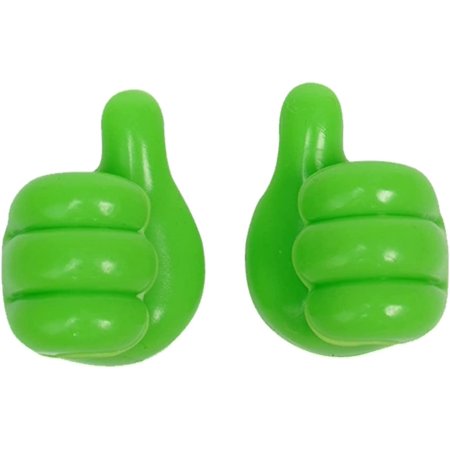 1 Pair Cable Clips Wall Hands Self Adhesive No Damage Cable Holder Hooks Clip Silicone Decorative Adhesive Cable Clips Small, Cord Organizer for Kitchen Appliances Green
