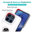 thumbnail image 5 of Rosebono Compatible With Motorola Moto G Stylus 2025 / Moto G Stylus 2026 Case, Hybrid Case With Adjustable Integrated Ring Kickstand (White), 5 of 5