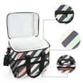thumbnail image 6 of FORMRS Insulated Cooler Bag 24 Cans Capacity Soft Leakproof Lunch Box with Side Pockets, Isometric Green, 6 of 7