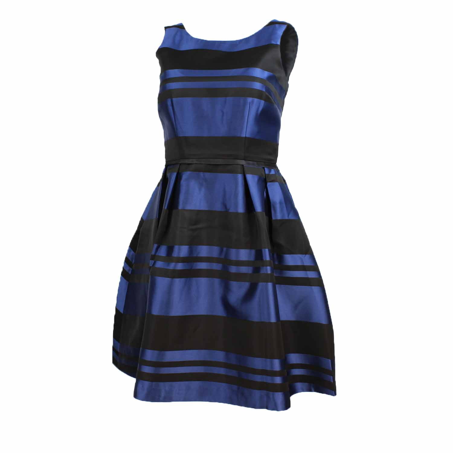 Southern Tide Womens Formal Stripe Dress (Yacht Blue, 10)