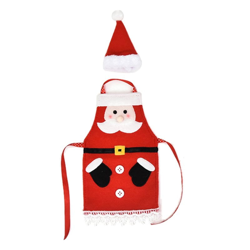 Christmas Decor Red Santa Wine Bottle Bags Cover Dinner Table Xmas Party Home 
