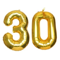 Stri 40 Inch Gold Number 30th Balloon Party Festival Decorations Birthday Anniversary Jumbo Foil Balloons Party Supplies Photo Props