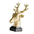 thumbnail image 1 of Abbracc Deer Head Statue Decorative Sculpture Animal Statue for Lounge, Decoration, 1 of 4
