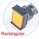 thumbnail image 3 of Interruptores pulsadores de plástico cuadrados y redondos de 16 mm, 5 V, 12 V, 24 V, 220 V, 1 NO, 1 NC/2 NO, 2 NC, con iluminación LED momentánea y bloqueo, 3 of 5