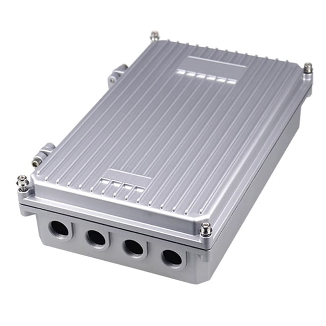Waterproof AP Bridge Metal Case for Wireless Communication Base Station Wireless Bridge Amplifier 304x185x75mm,1 * Shell,Silver