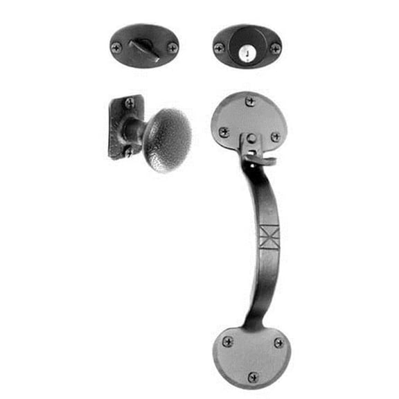 Acorn ATZBI Sectional Single Cylinder Mortise Bean Handleset with Inside Knob