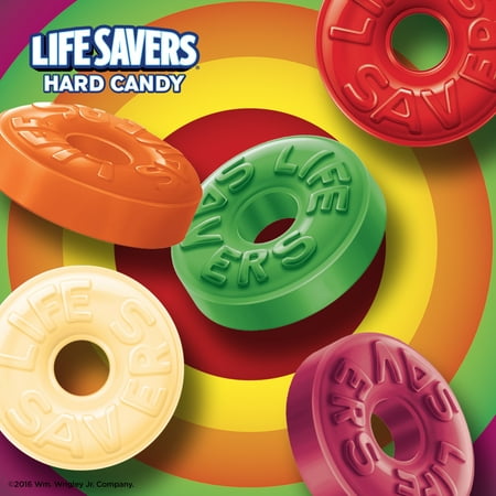 LifeSavers Original Five Flavors Hard Candy, Individually Wrapped, 6 ...