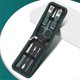 thumbnail image 1 of Green 6-piece nail scissors set, ear pick, nail clippers, h, Complete Nail Care Set for Home and Travel, 1 of 5