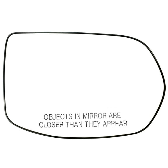 cciyu Passenger side View Mirror Glass Fits for 2007-2011 For HONDA CR-V W/O HEATED Chrome Convex Replaces RM27353-11P