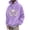 A283 Purple, variant on Glisme Halloween Hoodies For Men Simple Skull Print Long Sleeve Fall Season Tops Men Loose Fit Sweatshirts Size L