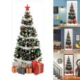 thumbnail image 2 of Juego de 2 piezas de pegatinas decorativas de árbol de Navidad 3D YONGSHENG, 2 of 5
