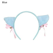 Crday Lovely Cartoon Hair Band Women Hair Accessories Cat Ear Head Band Club Bar Plush Fashion Anime Cosplay Night Party Small bell