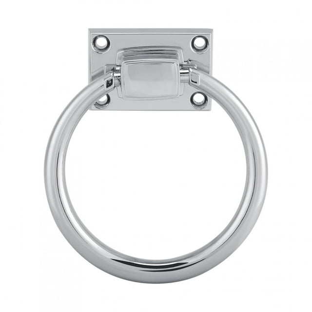 Samfox Door Pull Ring, Silver Drawer Drop Pull Ring Furniture Hardware Wooden Door Knocker Chair Pulls Handle
