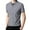 Black, variant on Strip Shirts for Men Short Sleeve Button down Shirt Casual Formal Business Regular Fit Shirts with Pocket Navy M