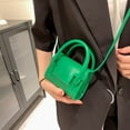 thumbnail image 5 of JUYGO Candy Color Shoulder Bags For Women Solid Color Pu Leather Mini Crossbody Bag Casual Female Messenger Handbag Purse Totes Clutch, 5 of 6