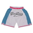 thumbnail image 2 of Custom Your Own Design Stitched Team Logo Name Number Basketball Shorts, 2 of 4