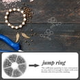 thumbnail image 2 of 1 Box of Metal Jump Rings Earring Connecting Circle Jewelry Making Accessories, 2 of 8