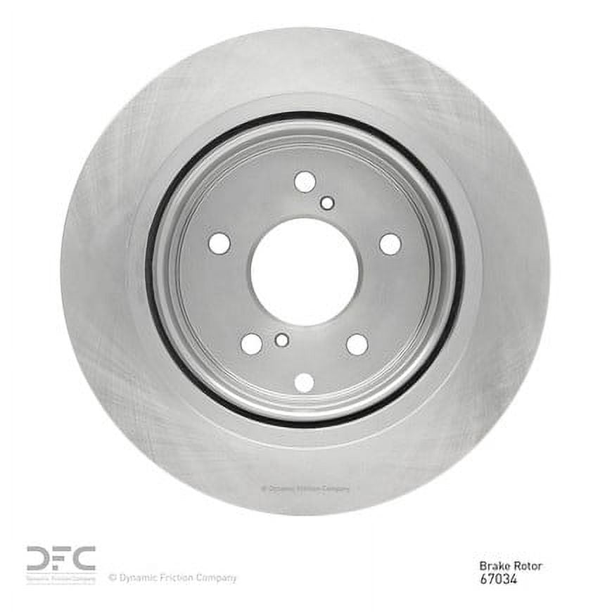 Rear Dynamic Friction Company GEOSPEC Coated Brake Rotor 604-67034 (1) For 1989-1996 Nissan 300ZX