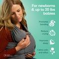 thumbnail image 4 of Koala Babycare Baby Carrier Wrap, Easy to Wear As a T-Shirt - Original Baby Carrier Newborn to Toddler - Sling One Size Fits All - Baby Wraps Carrier Up to 22lbs, 4 of 8