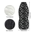 thumbnail image 5 of Kuiaobaty Car Seat Cover for Front Seat, Breathable Universal Automotive Seat Protector Vehicle Bench Covers, Moon Star Black, 5 of 7