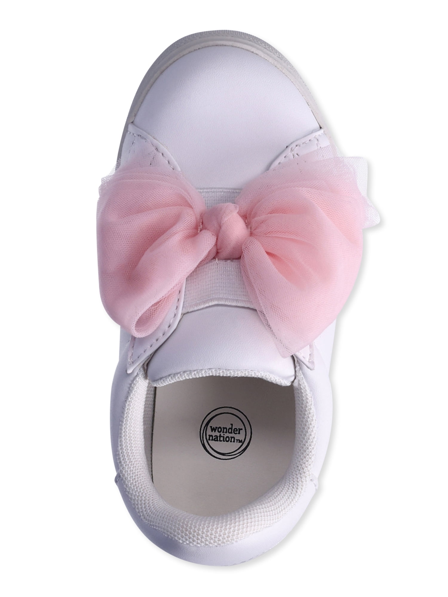 Wonder Nation Girl's Bow Sneakers