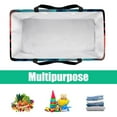 thumbnail image 5 of Wolf Large Capacity Reinforced Oxford Cloth Storage Bin - Reusable, Foldable Picnic Baskets, Decorative Box, and Tote Bag, 5 of 7