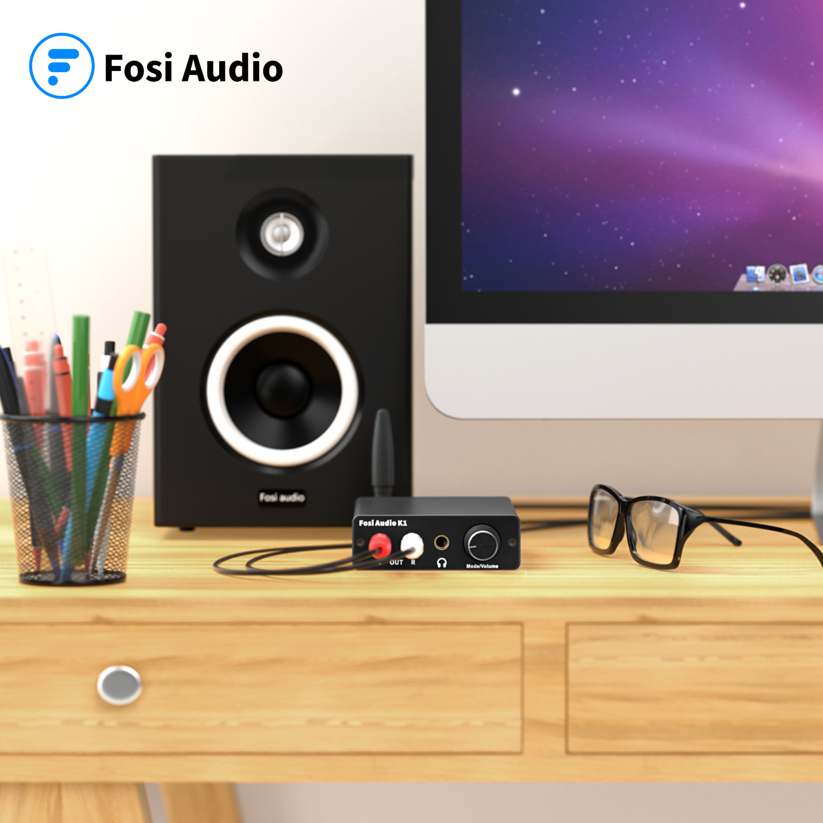 Buy Fosi ऑडियो K1 ब्लूटूथ 5.0 DAC हेडफ़ोन एम्पलीफायर मिनी स्टीरियो DAC