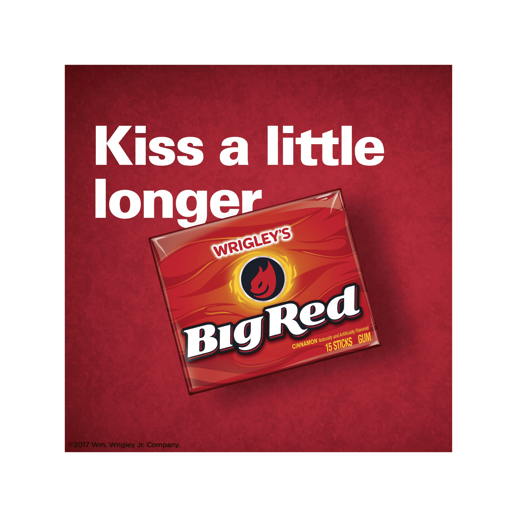 Wrigley's BIG RED CINNAMON Chewing Gum, 15 Pieces Each Pack (Pack of 20) DOUBLE UP and SAVE