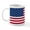 White, variant on CafePress - American Flag Mug Mugs - 11 oz Ceramic Mug - Novelty Coffee Tea Cup