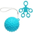 thumbnail image 2 of Physical Therapy Hand Exerciser, 2Pcs/Set Hand Grip Ball Comfortable Touch Hand Rehabilitation Training Compact Finger Puller Silicone Finger Exercise, 2 of 8