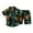 Green, variant on Uxgjfwu Outfit for Kids Short Sleeve Tops Sets Graphic Thin Shirt Casual 3-11 Years Boys Kids Short Summer Clothing Sets