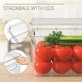 thumbnail image 4 of Clear Storage Bins with Lids Stackable - Large Plastic Containers for Pantry Organization and Storage - Perfect for kitchen,Fridge,Laundry Room,Bathroom,Garage,Closet,Cabinet Organizer - 8 Pack, 4 of 6