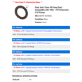 thumbnail image 2 of Front Auto Trans Oil Pump Seal - Compatible with 1960 - 1974 Chevy C10 Pickup 1961 1962 1963 1964 1965 1966 1967 1968 1969 1970 1971 1972 1973, 2 of 2