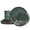 Blackish Green, variant on Onader 12 Piece Dinnerware Sets, Plates and Bowls Set for 4, Handmade Stoneware Dishes Sets for Home Restaurant, Dishwasher & Microwave Safe - Khaki