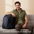 thumbnail image 6 of New York Xpress 25L Lightweight Travel Backpack Water-Resistant Casual Daypack for School, Travel, and Outdoor Activities,Navy,8160, 6 of 7