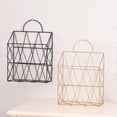 thumbnail image 4 of Coofit Wall File Holder Iron Grid Wall File Organizer Document Organizer Mail Organizer, 4 of 10