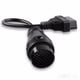 thumbnail image 2 of Adaptador de conector Obd1 a Obd2 para coche, herramienta de diagnóstico de Cable de conversión Obdi de 38 pines a 16 pines para, 2 of 5