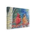 thumbnail image 2 of Trademark Fine Art 'Snow Cardinals' Canvas Art by Annelein Beukenkamp, 2 of 3